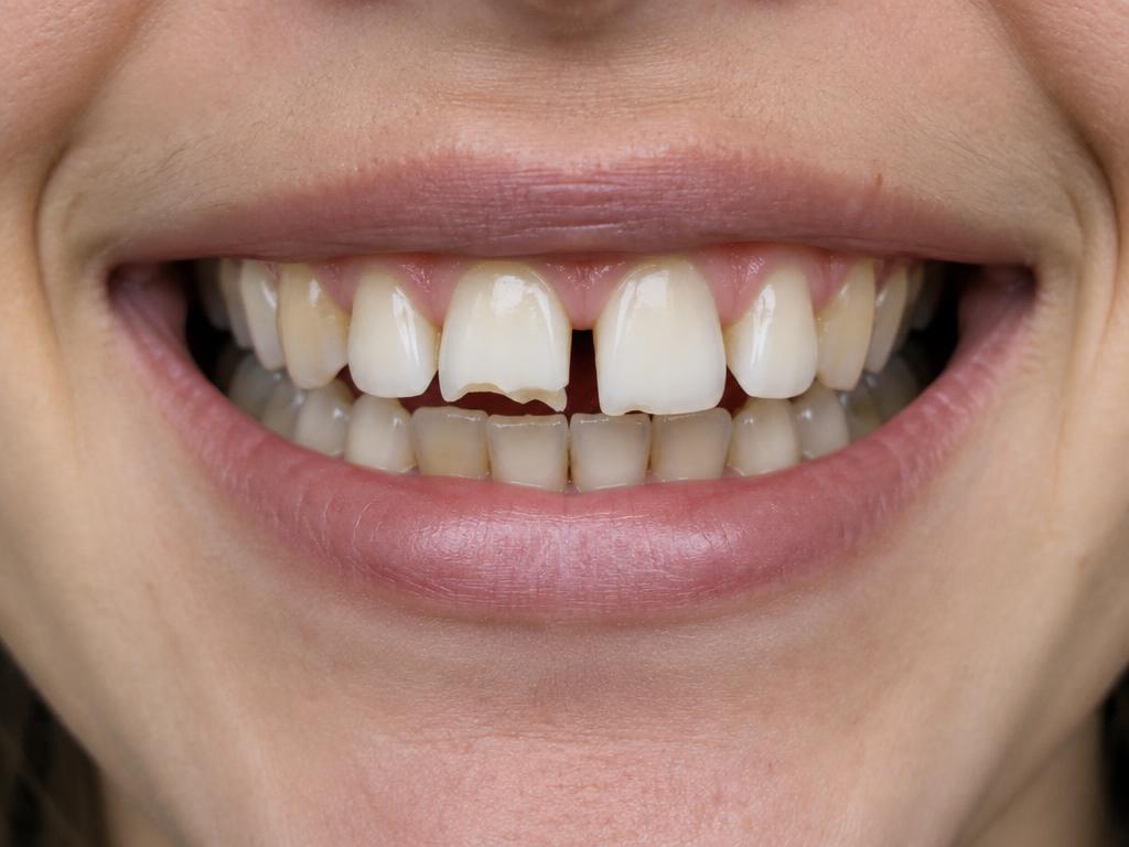 Porcelain veneers: before treatment